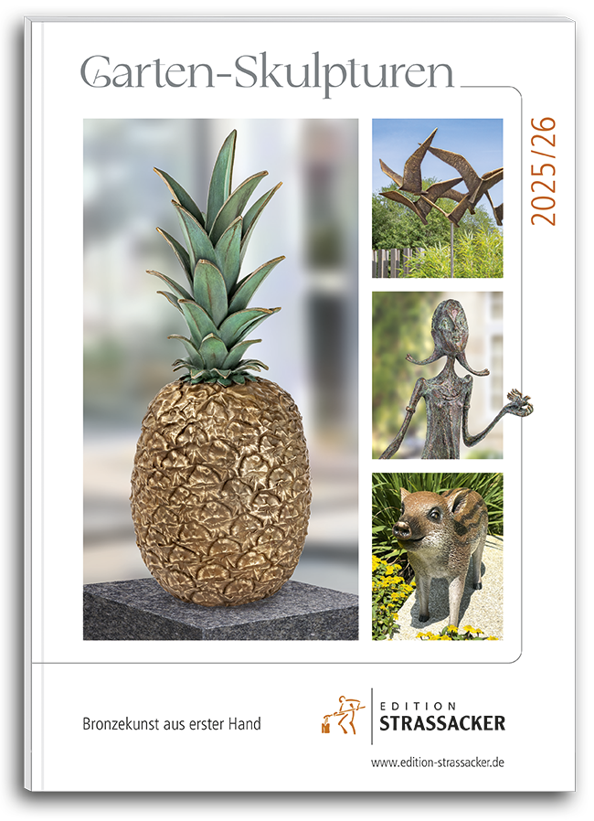 Katalogcover Gartenskulpturen 2025/26 