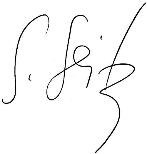 Silvia Seitz - Signatur