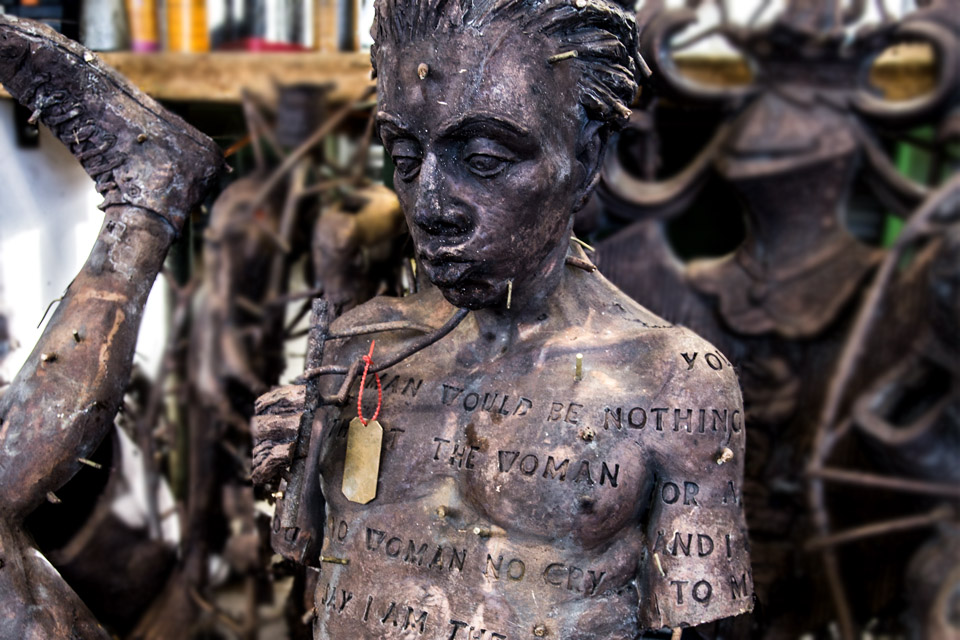 Herstellung-Bronzeskulptur-Rohguss