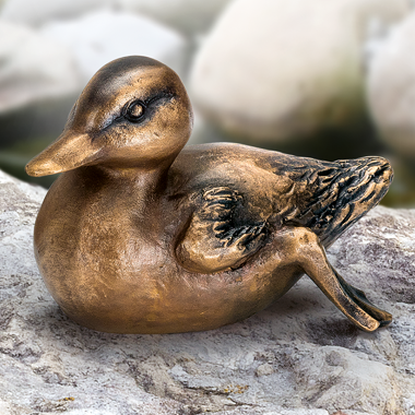 Bronzefigur - Ente