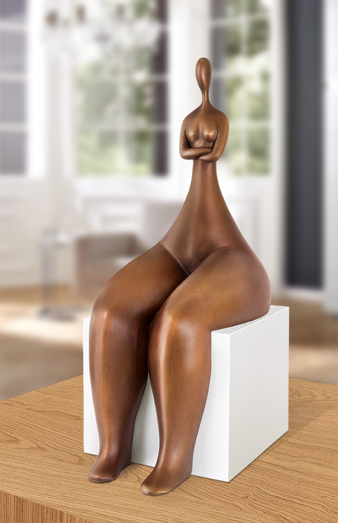 Bronzefigur Adagio von Marie-Madeleine Gautier